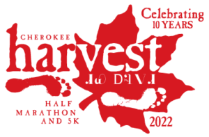 Cherokee Harvest Half Marathon And 5K Logo 2022